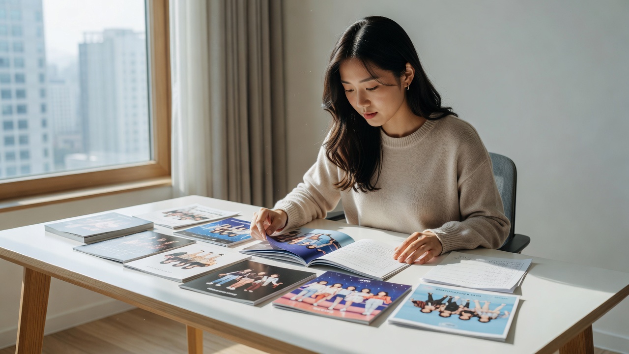 2024 아이돌 데뷔 예정 그룹 신곡 스타일 비교를 위한 목차 자료 정리 장면